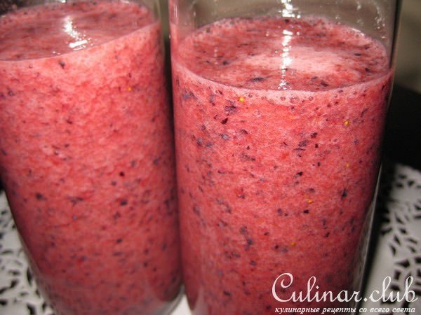 Smoothie с черникой
