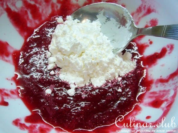 Кисель клюквенный (Kiсель з журавiн)