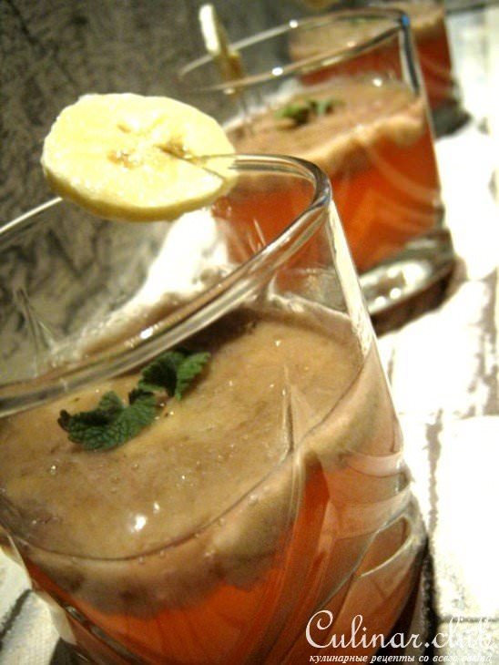 Кисель с банановым пюре