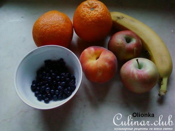 Освежающий и сытный фруктовый смузи (smoothie) - без молока и подсластителей!