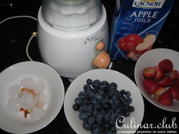 Smoothie с черникой