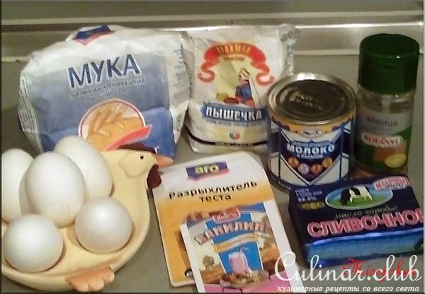 Нежные трубочки с вишневым творогом