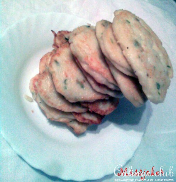 Картофельно-сырные оладушки (вариант)