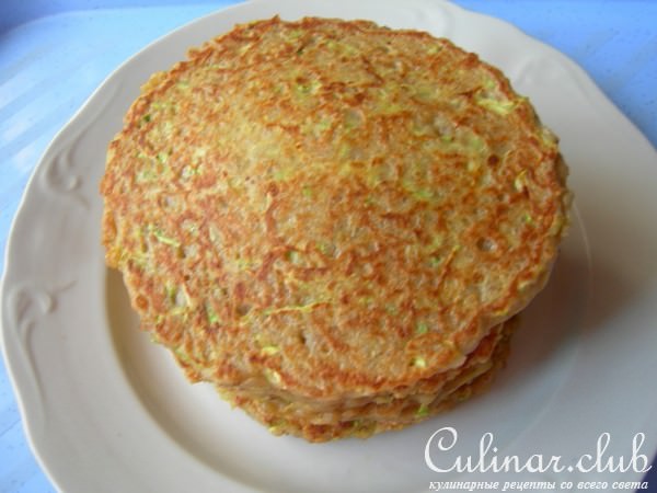 Кабачково-гречневые блинчики-лепешки
