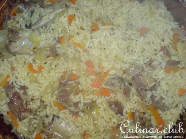 Рисовая кашка+сметанный соус