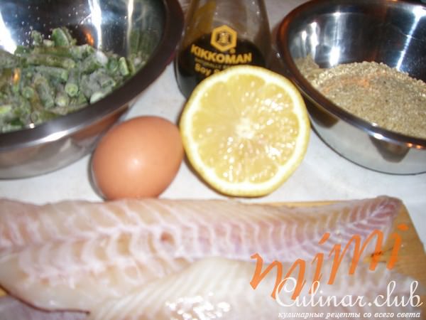 рыбка в кунжутной корочке