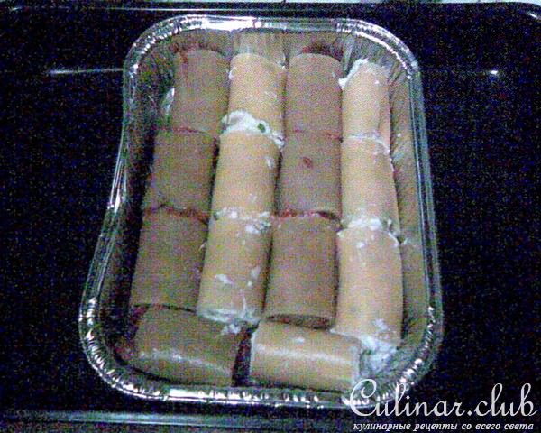 Макаронные изделия, фаршированные ассорти, "а ля Канелони"