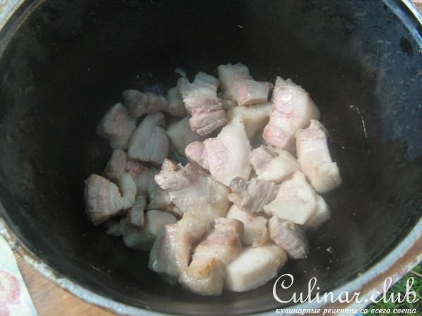 Свинина томлённая с овощами(По мотивам домлямы)