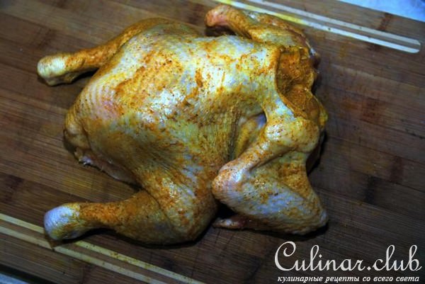 Цыпленок в слоенном тесте с рисом и грибами