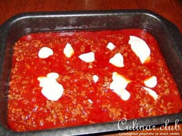 Лазанья мясная по-брауншвейгски