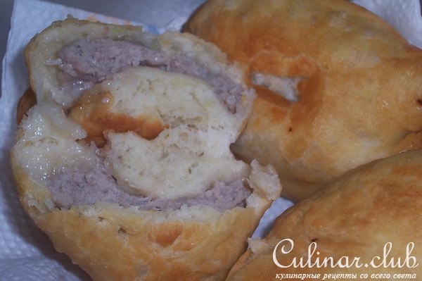 Пирожки с мясом(вкусные)
