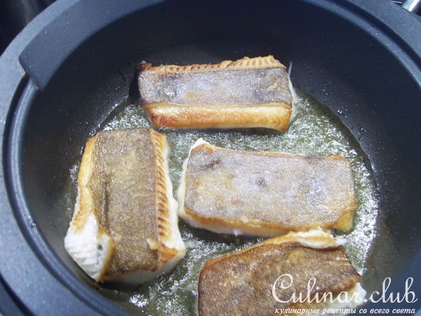"halibut" с овощами