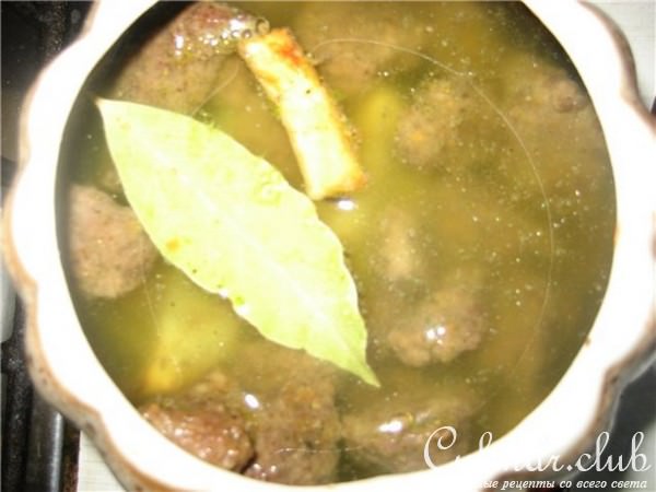Жаркое в горшочках по-русски