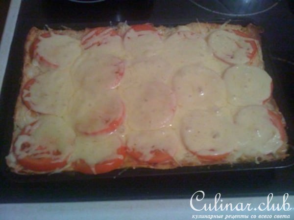 Лазанья с помидорами