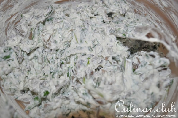Запечённый перец,фаршированный вешенками и сыром.(Дуэль)