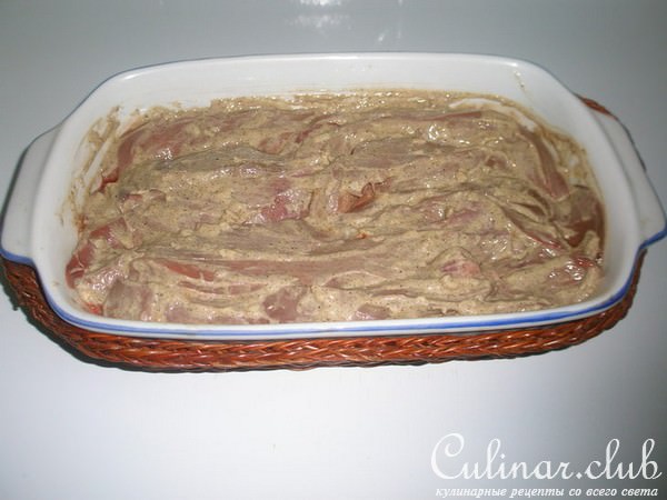 Печень барашка запечёная в духовке