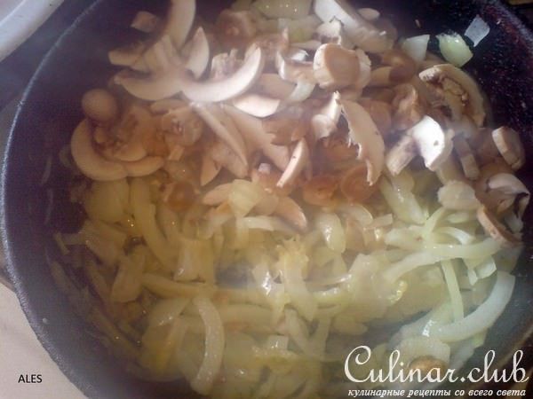 Курочка с овощами в сливках