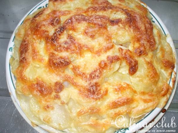 Рыба с картофелем, запеченные под майонезом