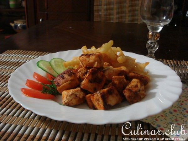 Острая курочка быстрого приготовления