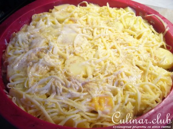 Кольраби-картофельная запеканка