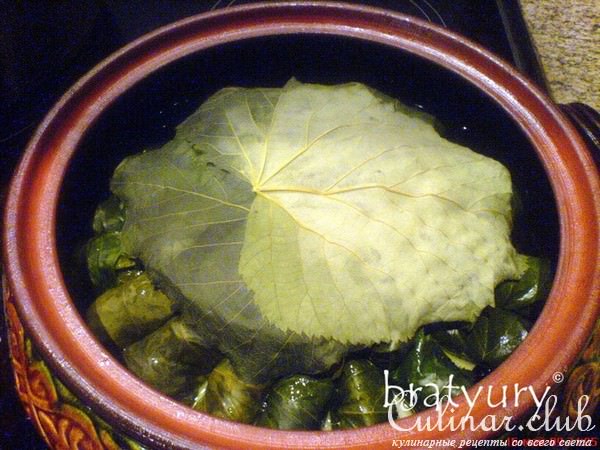 Голубцы в листьях липы: мужской вариант рецепта