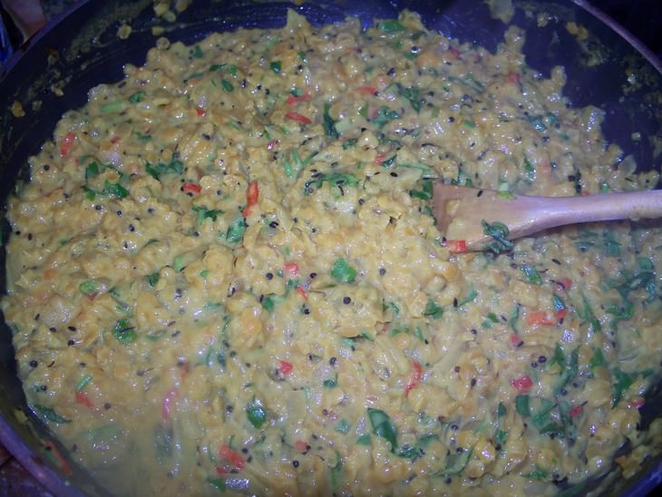 Пряная чечевица