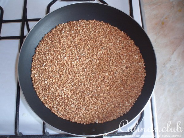 Гречка с куриными потрошками