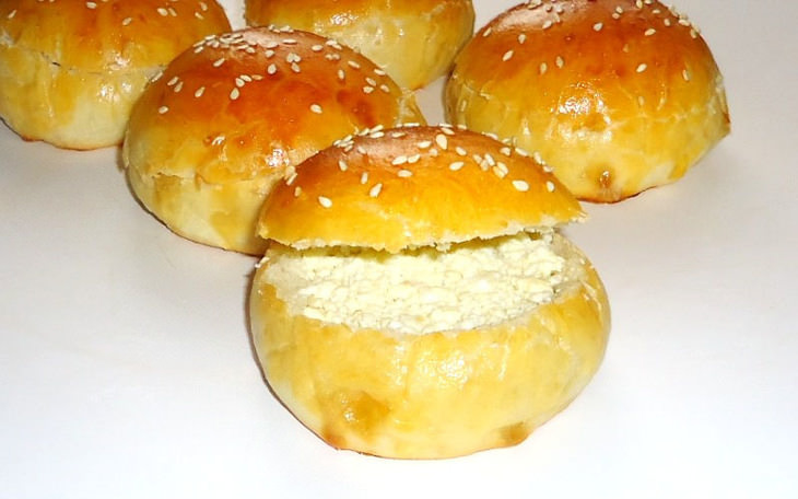 Бутерброды "Ракушки с чёрным жемчугом"
