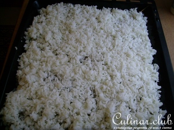 Рыбная запеканка с рисом
