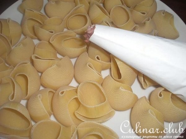 Pasta lumaconi.