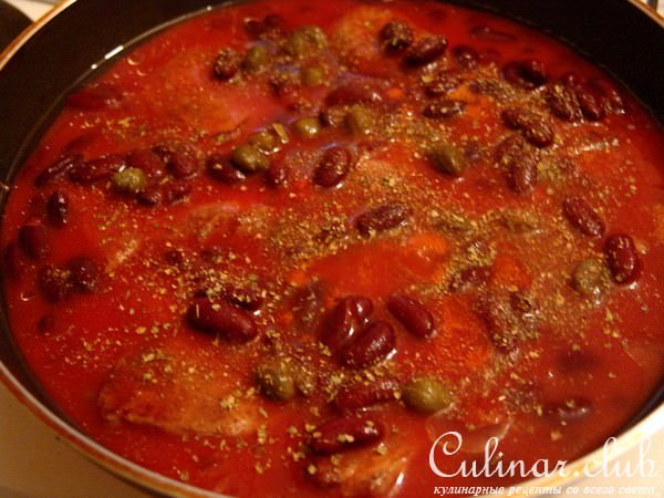 Паста с мясом и томатным соусом