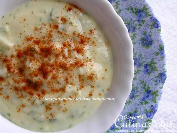 Картофельное пюре с зеленью и творожным сыром