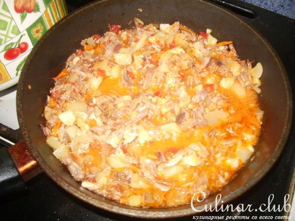 Кабачковые караблики на пару и в духовке с мясом от индюшачей шеи