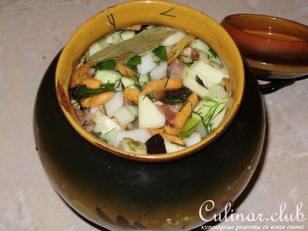 1001-Й способ убить кабачок! или вкунятинка в горшочке.
