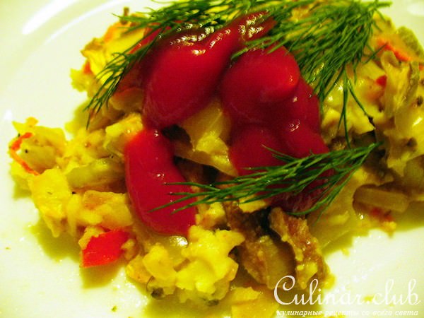 ЗАПЕКАНКА ( мясо и овощи)