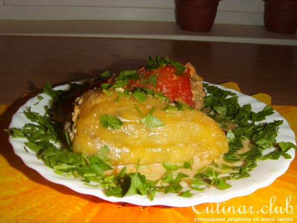 Перцы, фаршированные по-вегетариански