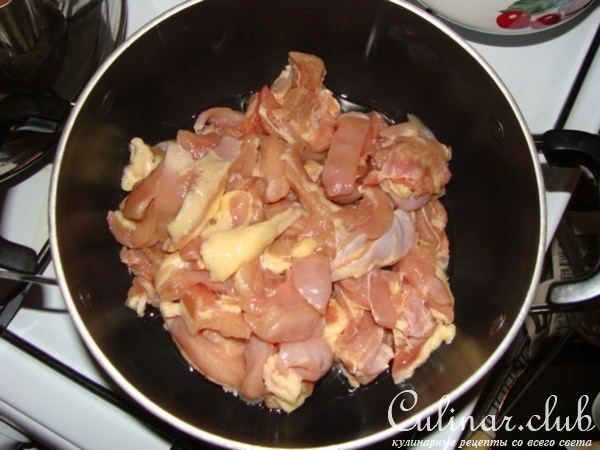Курица с грибами ( вариант)