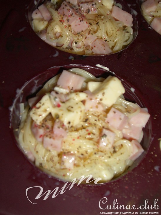 минизапеканки из вермишели