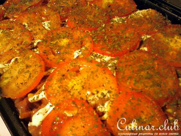 Мясная запеканка с овощами