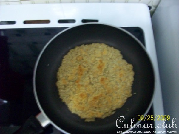Куакер с грецкими орехами и мёдом.