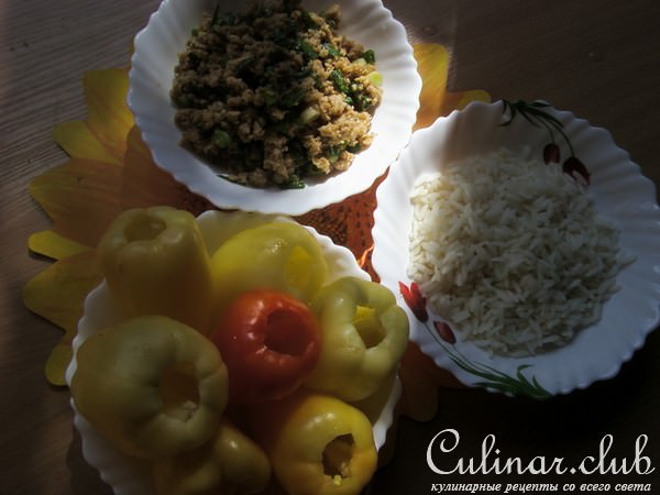 Перцы, фаршированные по-вегетариански