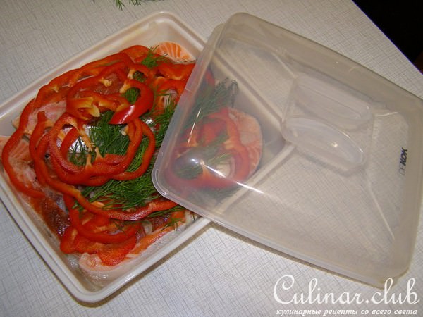 Стейки из форели