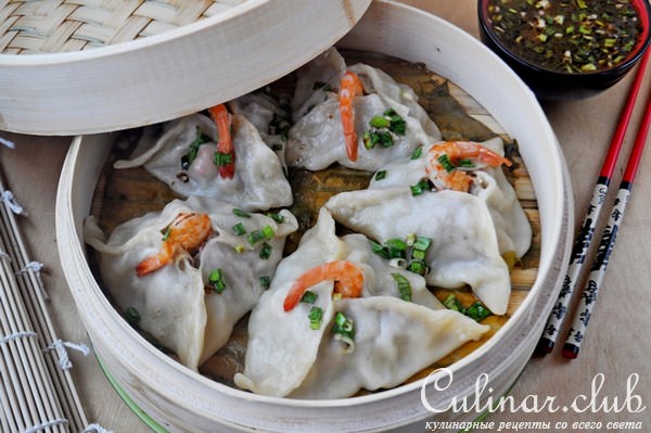 Дим самы с креветками и свининой.(ФМ Национальная праздничная кухня.Китай)