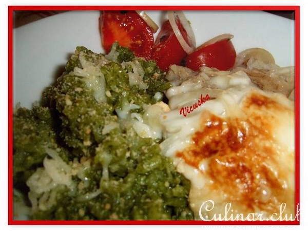 Король овощей с рисом и рыбой