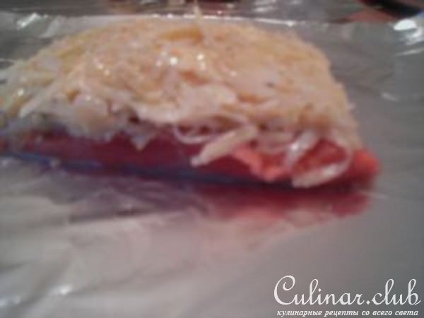 Рыба с картофельно-сырной корочкой