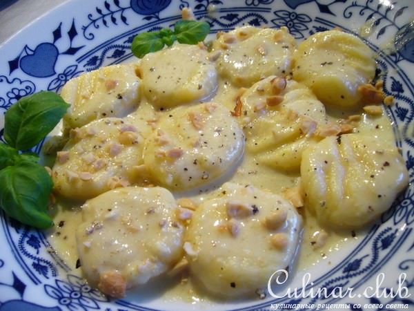 Ньокки (Gnocchi) с сырным соусом