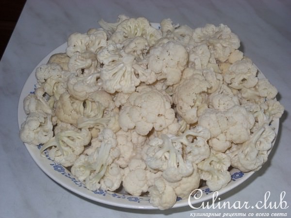 Цветная капуста, запеченная с сыром