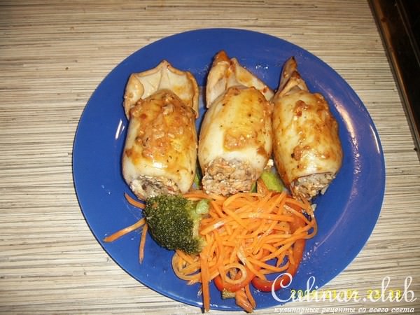 Фаршированные кальмары