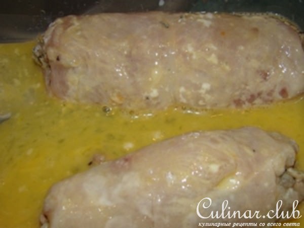 куриные рулетики с печенкой