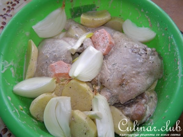 Курочка в картофельном раю